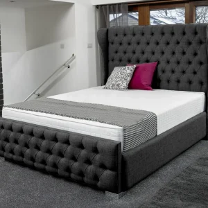 Oxford Wingback Bed UK | Luxury Winged Upholstered Bed