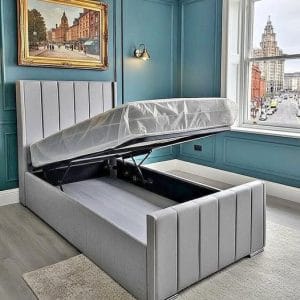 Panel gas lift up storage